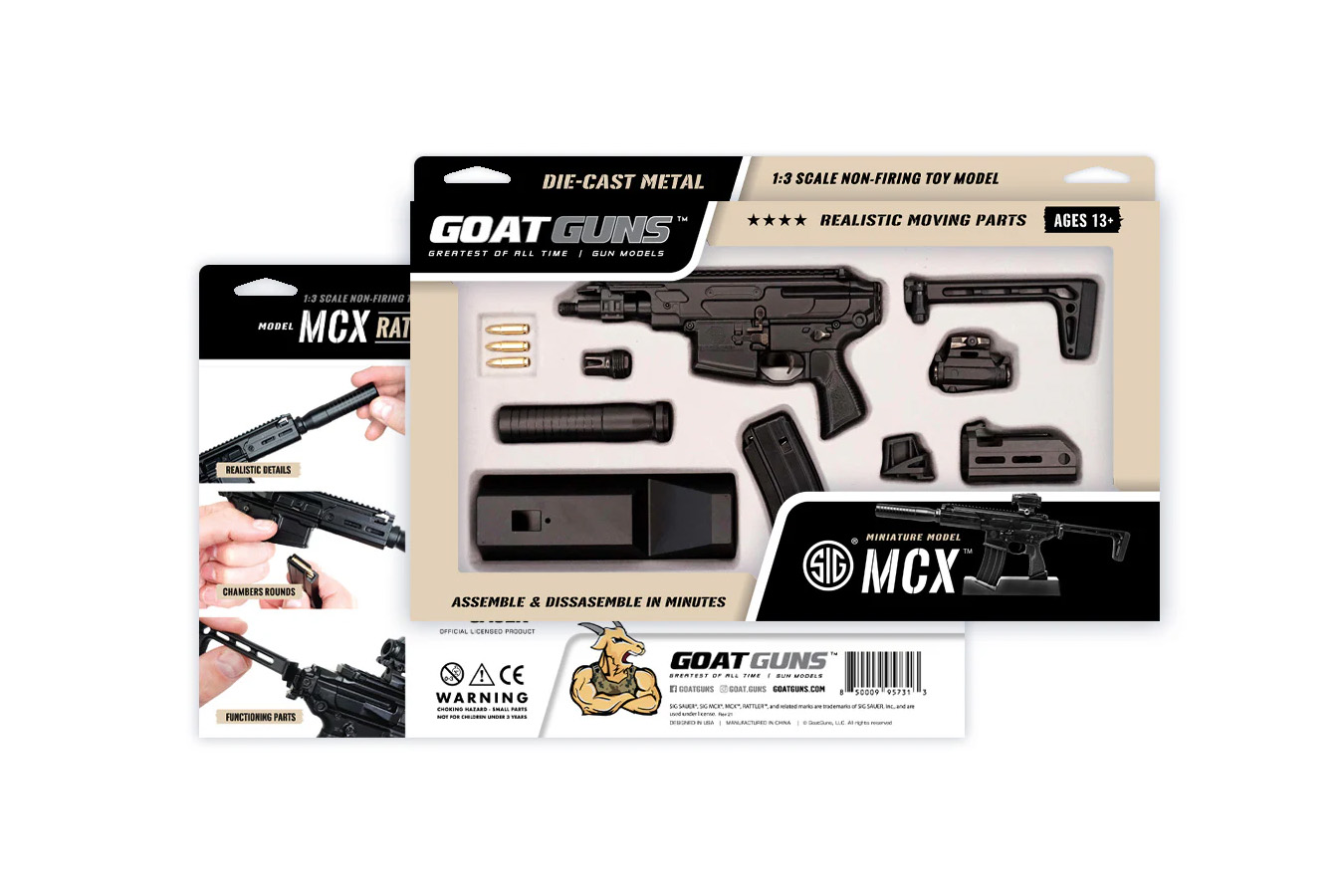 GOAT GUNS Sig MCX 1:3 Scale Model